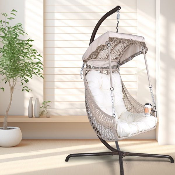 Swing Egg Chair With Stand - Image 4